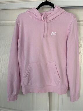 Nike Light Pink Hoodie with White Swoosh